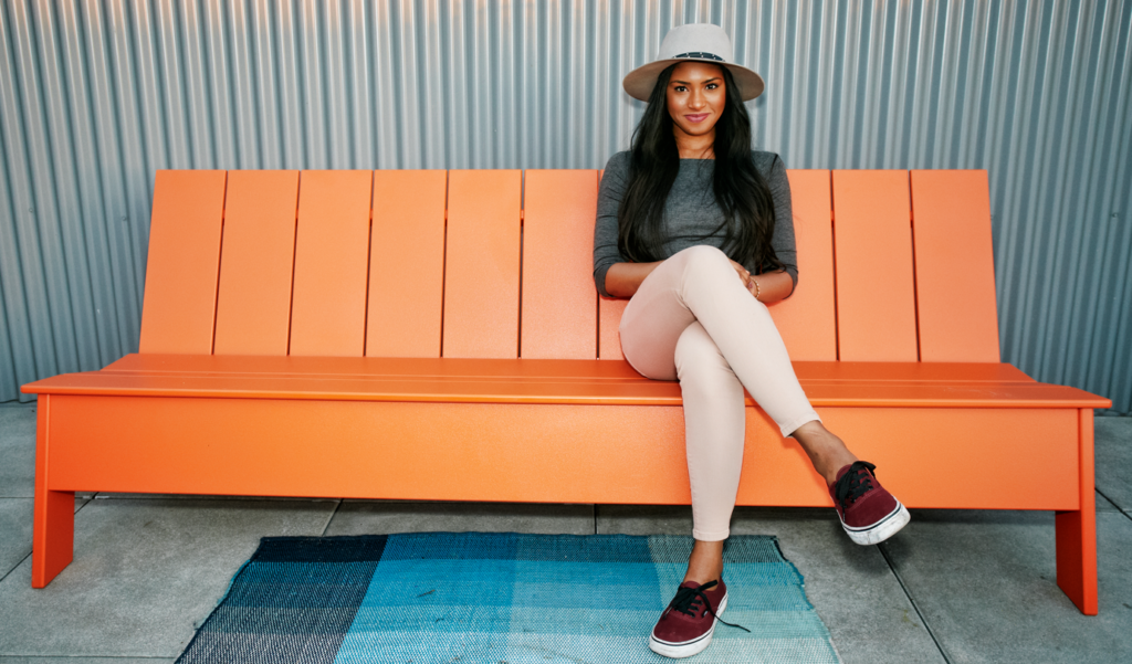 Chapeau Panama porté par une femme